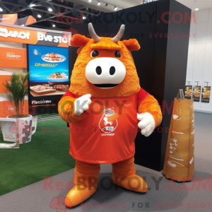 Disfraz de mascota Orange...