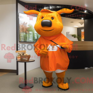 Disfraz de mascota Orange...