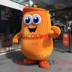 Postava maskota Orange Beef...