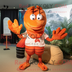 Orange Hummer maskot...