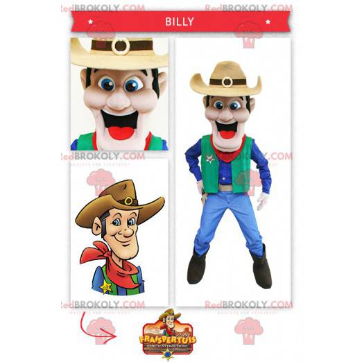 Mascote cowboy do oeste selvagem - Redbrokoly.com