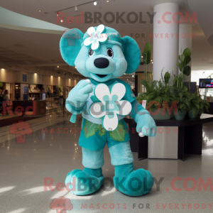 Turquoise klavertje vier...