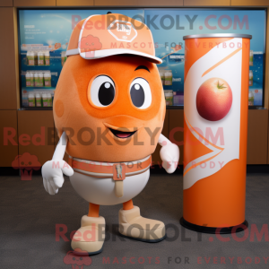 Peach Soda Can maskot...