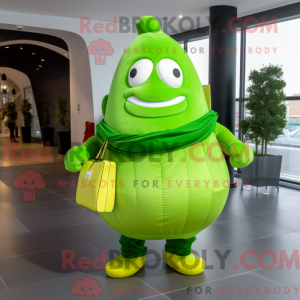 Limegrønn...