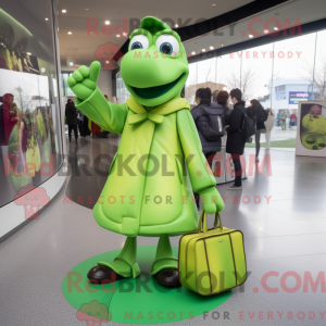 Limegrøn Moussaka maskot...