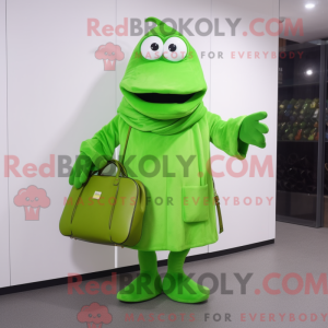 Limegrøn Moussaka maskot...