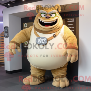 Personaggio mascotte orco...
