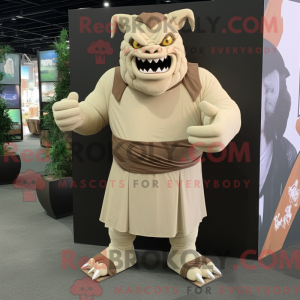 Figura de máscara de ogro...