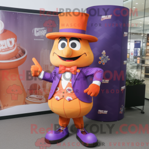 Purple Orange mascot...