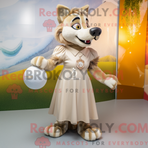 Disfraz de mascota lobo...