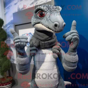 Gray Coelophysis mascot...