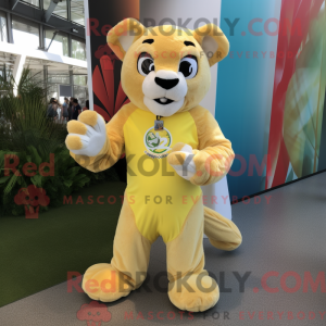 Disfraz de mascota del león...