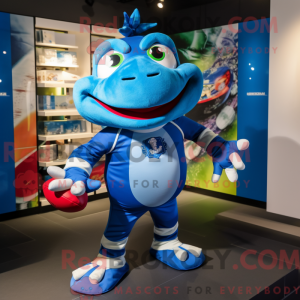 Figura de máscara Blue Frog...