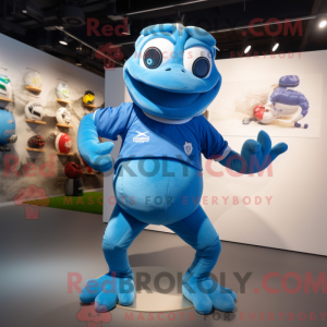 Figura de máscara Blue Frog...