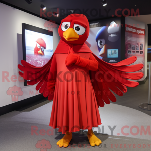Postava maskota Red Canary...