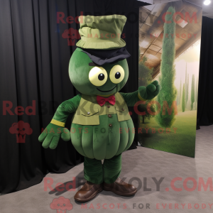 Forest Green Grenade mascot...
