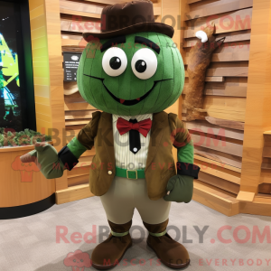 Forest Green Grenade mascot...