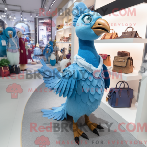 Sky Blue Pheasant mascot...