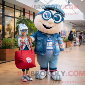 Rugby Ball mascot costume...