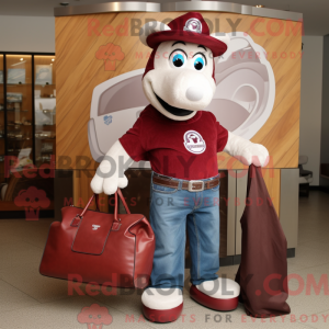 Maroon Horseshoe maskot...