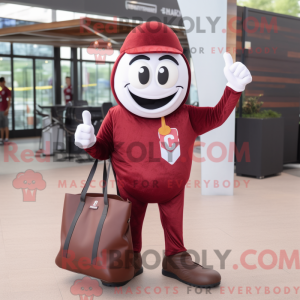 Maroon Horseshoe maskot...