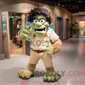 Mascotte de monstre de...