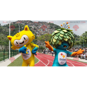 2 mascotas de los Juegos Olímpicos de Río 2016 - Redbrokoly.com