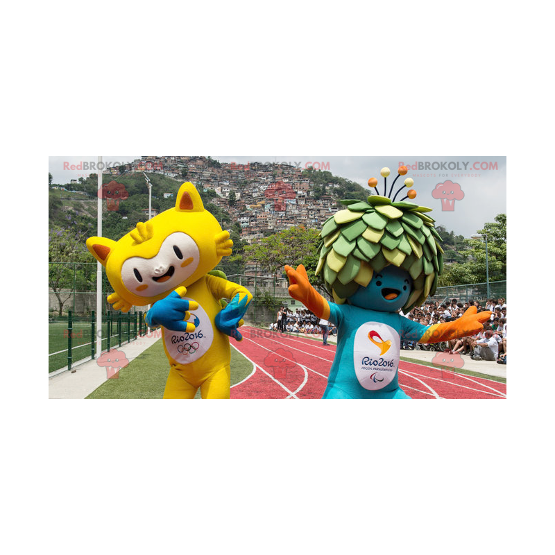 2 mascots of the 2016 Olympic Games in Rio - Redbrokoly.com