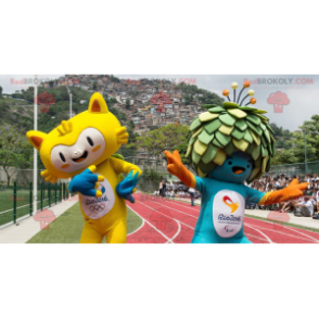 2 mascots of the 2016 Olympic Games in Rio - Redbrokoly.com