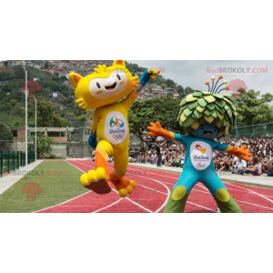 2 mascots of the 2016 Olympic Games in Rio - Redbrokoly.com