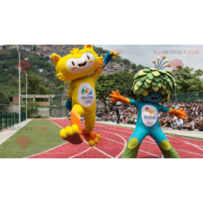 2 mascots of the 2016 Olympic Games in Rio - Redbrokoly.com