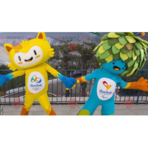 2 mascots of the 2016 Olympic Games in Rio - Redbrokoly.com