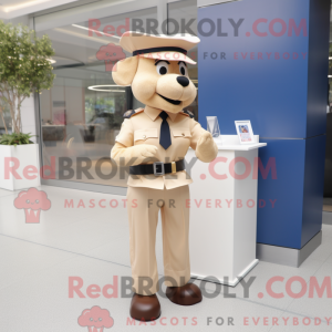 Personaggio mascotte agente...