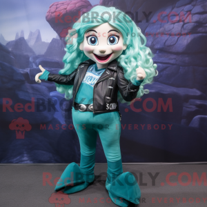 Zeemeermin mascottekostuum...