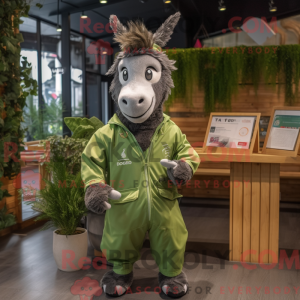 Forest Green Donkey mascot...