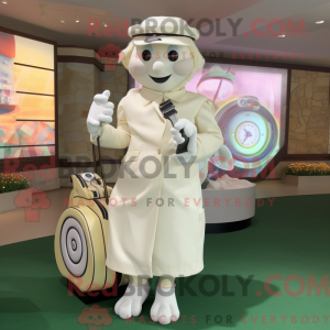 Saco de golfe creme com...