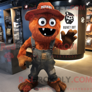 Rust Demon máscara kostyme...