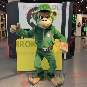Maskottchenkostüm Grüner...