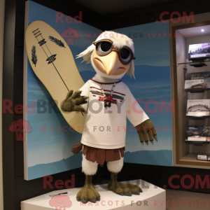 Cream Archaeopteryx maskot...