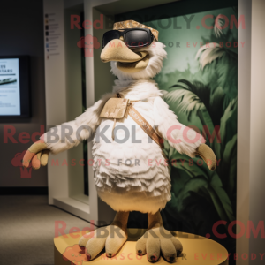 Cream Archeopteryx maskot...