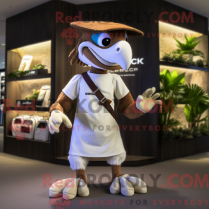 Cream Archeopteryx mascot...