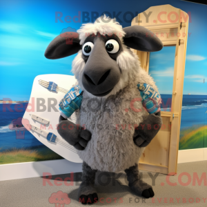 Grijze Suffolk Sheep...