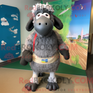 Grey Suffolk Sheep...