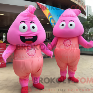 Disfraz de mascota Pink Dim...