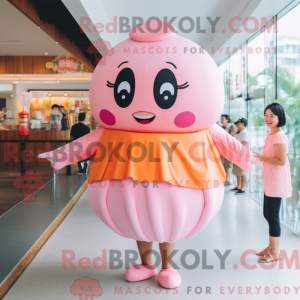 Pink Dim Sum maskot kostume...