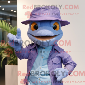Lilla Geckos maskot kostume...