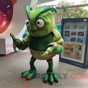 Disfraz de mascota cangrejo...