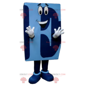 Niebieska maskotka litera E. - Redbrokoly.com