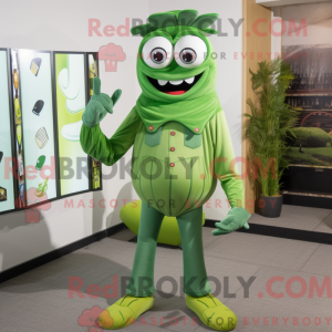 Grønn biff maskot kostyme...
