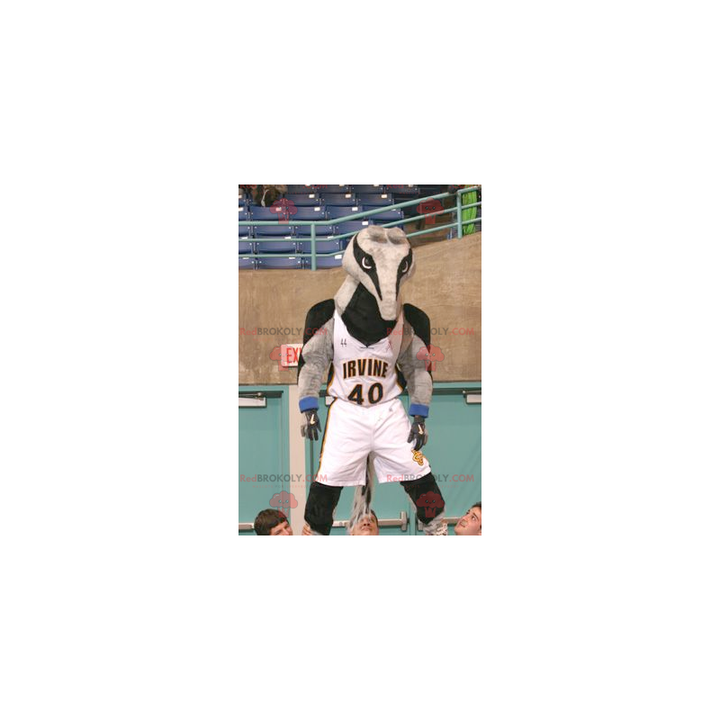 Maskot tapír šedý a černý mravenečník - Redbrokoly.com Maskot tapír šedý a černý mravenečník - Redbrokoly.com